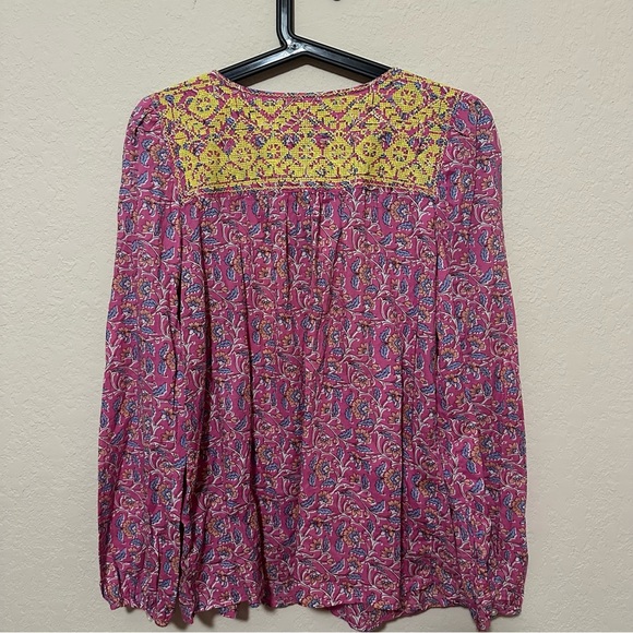 J. Crew embroidered cotton voile top in pink size S - Picture 4 of 6